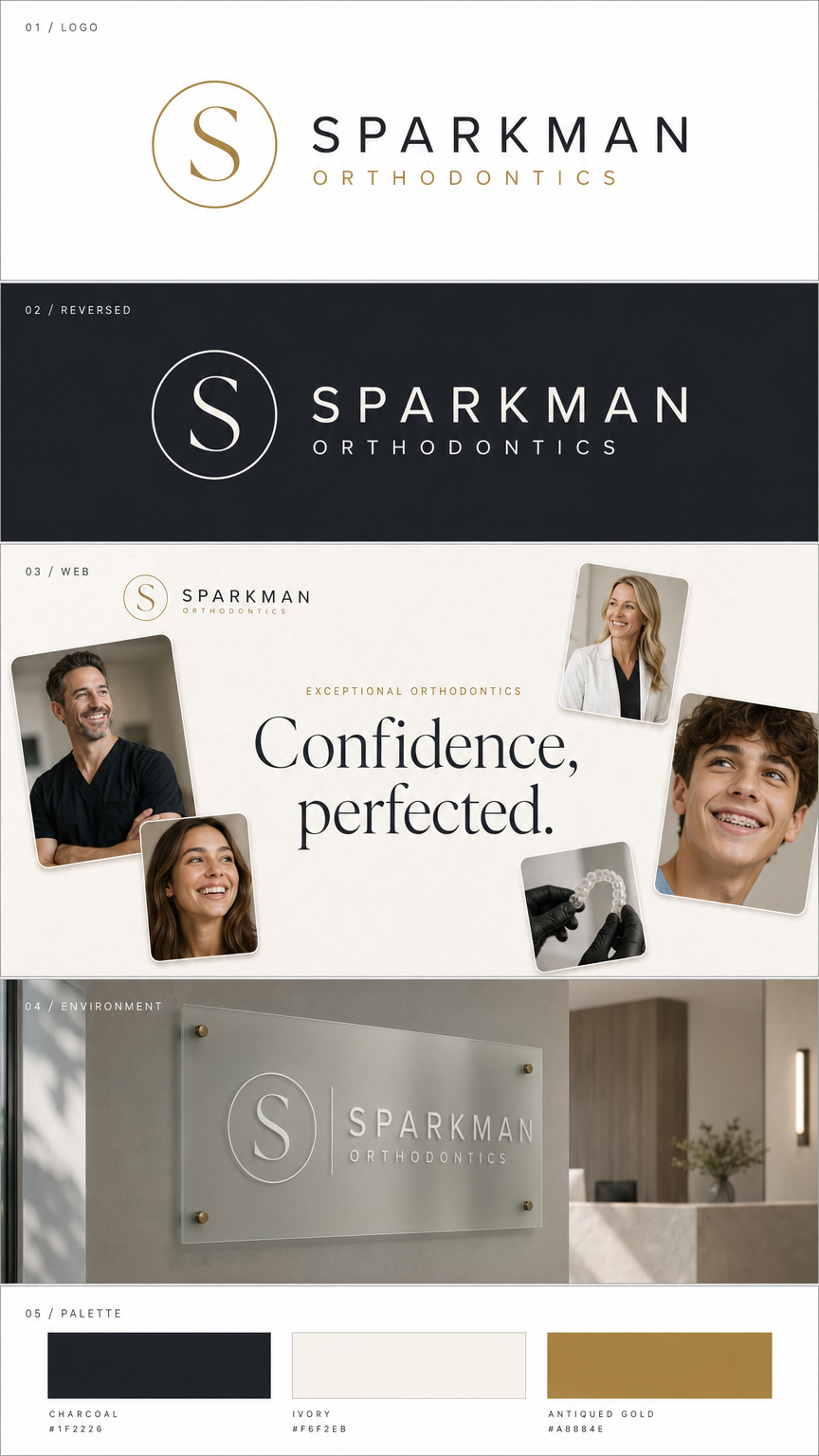 Monogram S brand sheet